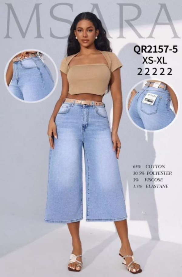 Spodnie damskie jeansy Roz XS-XL, 1 Kolor Paczka 12 szt