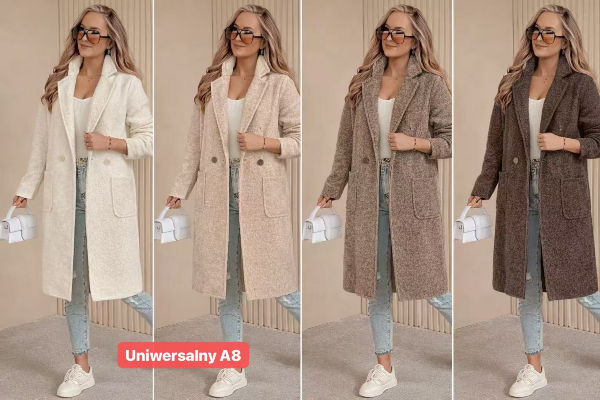 Plaszcze damkie Roz Standard, Mix Kolor Paczka 5 szt