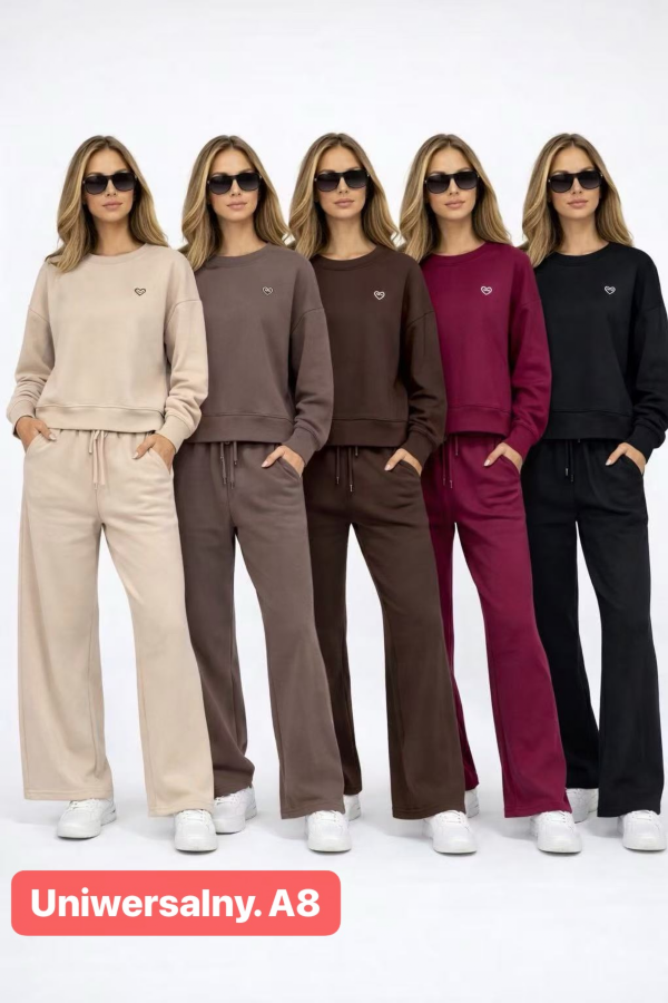 Komplet damskie Roz Standard, Mix Kolor Paczka 10 szt