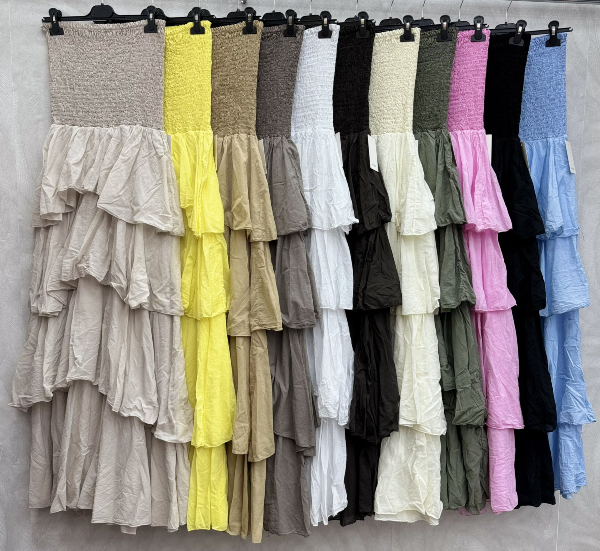  Sukienki damskie (Włoskie produkt) Roz Standard, Mix Kolor Paczka 5 szt