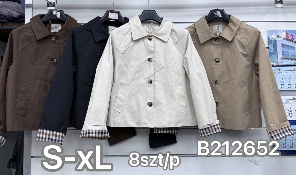 Koszule damkie Roz S-XL, 1 Kolor Paczka 8 szt