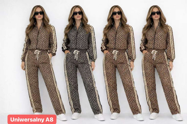 Komplet damskie Roz Standard, Mix Kolor Paczka 10 szt