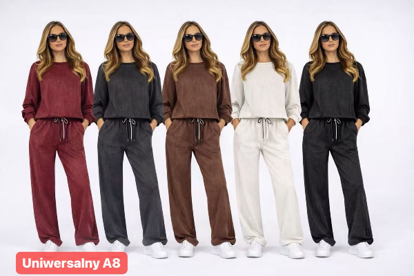 Komplet damskie Roz Standard, Mix Kolor Paczka 10 szt