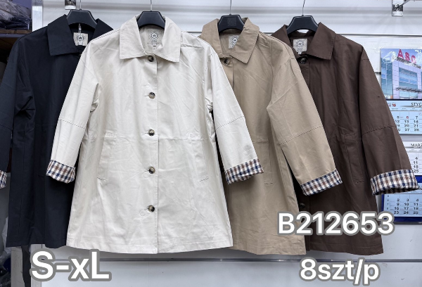 Koszule damskie  Roz S-XL, 1 Kolor Paczka 8 szt