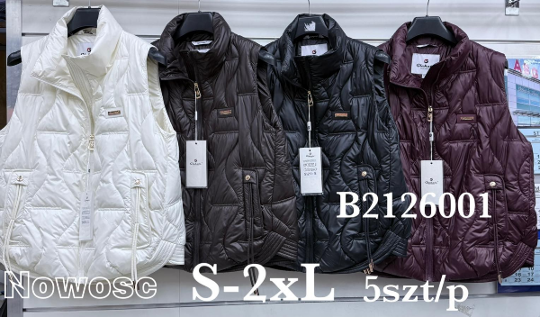 Kamizelki damskie Roz S-2XL, 1 Kolor Paczka 5 szt