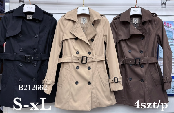 Plaszcze damkie Roz S-2XL, 1 Kolor Paczka 5 szt