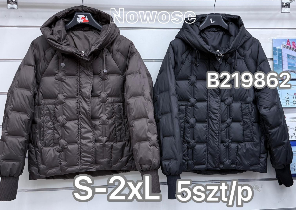 Kurtki damskie cienki Roz S-2XL, 1 Kolor Paczka 5 szt