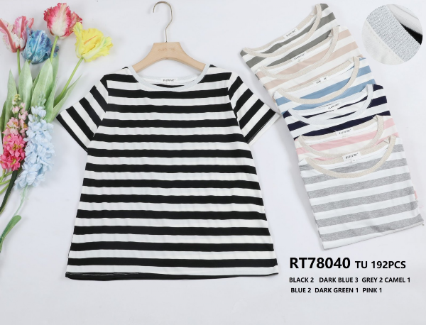 Bluzka damska (Francja produkt) Roz Standard, Mix Kolor .Paczka 10 szt