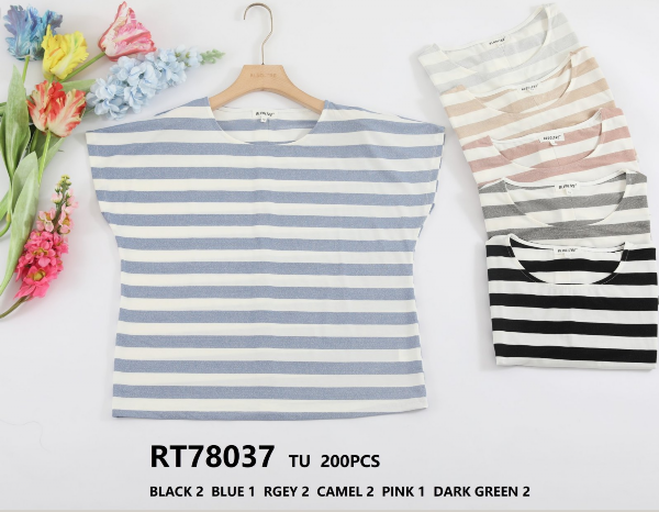 Bluzka damska (Francja produkt) Roz Standard, Mix Kolor .Paczka 10 szt