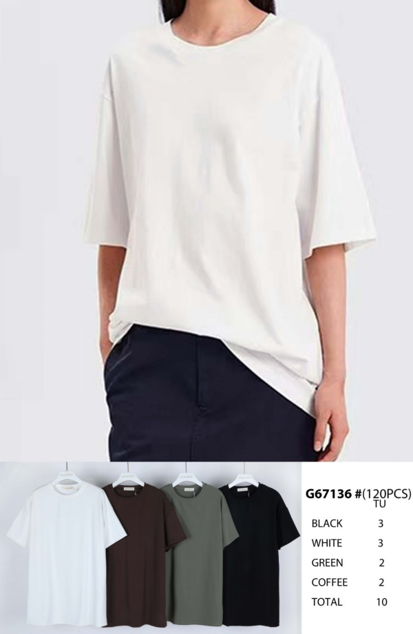 Bluzka damska (Francja produkt) Roz Standard, Mix Kolor .Paczka 10 szt