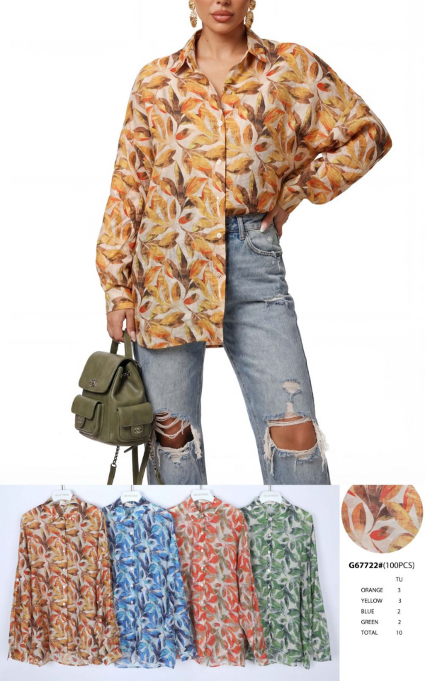 Koszula damska (Francja produkt) Roz Standard, Mix Kolor .Paczka 10 szt