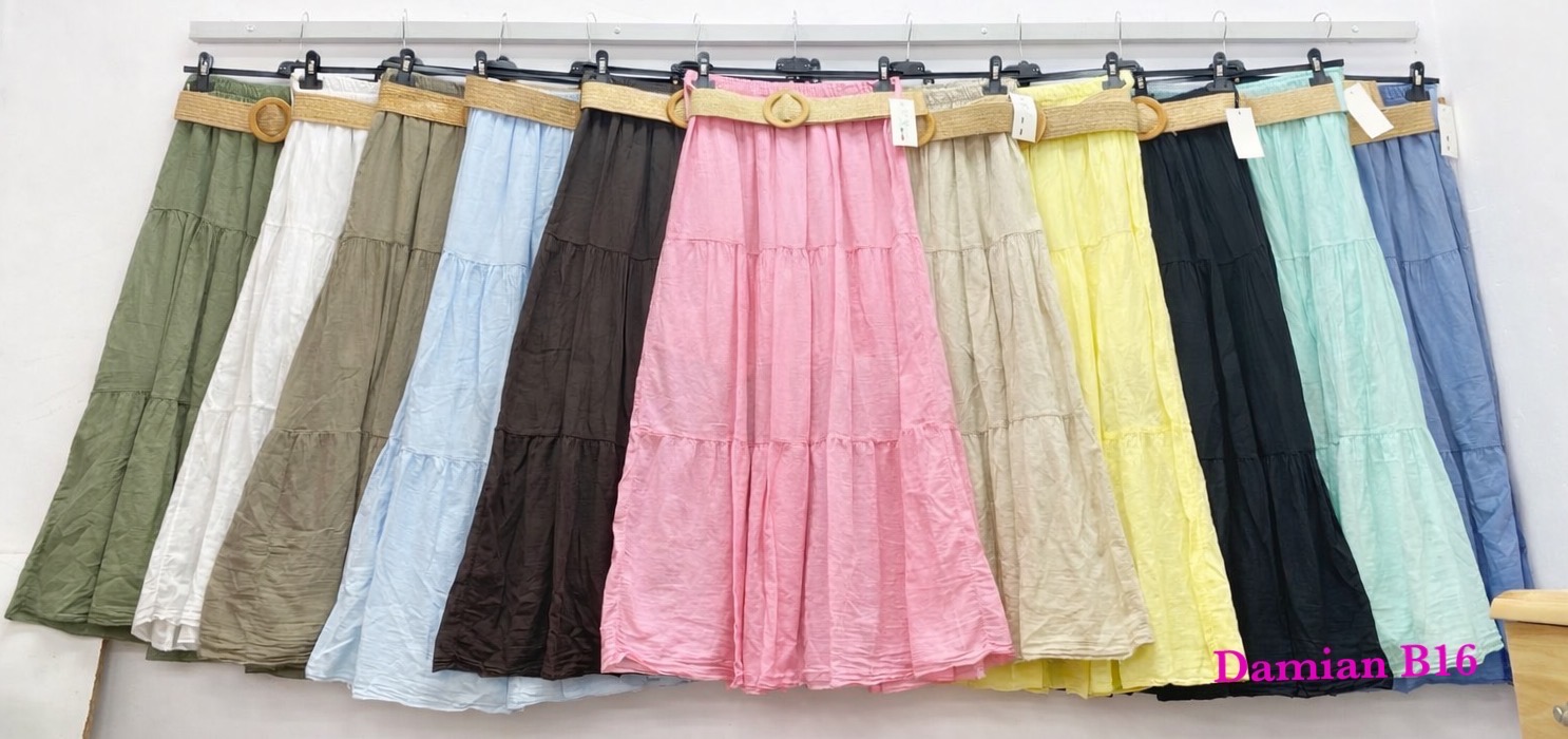 Spódnice  damskie (Włoskie produkt) Roz Standard, Mix Kolor Paczka 5 szt 1