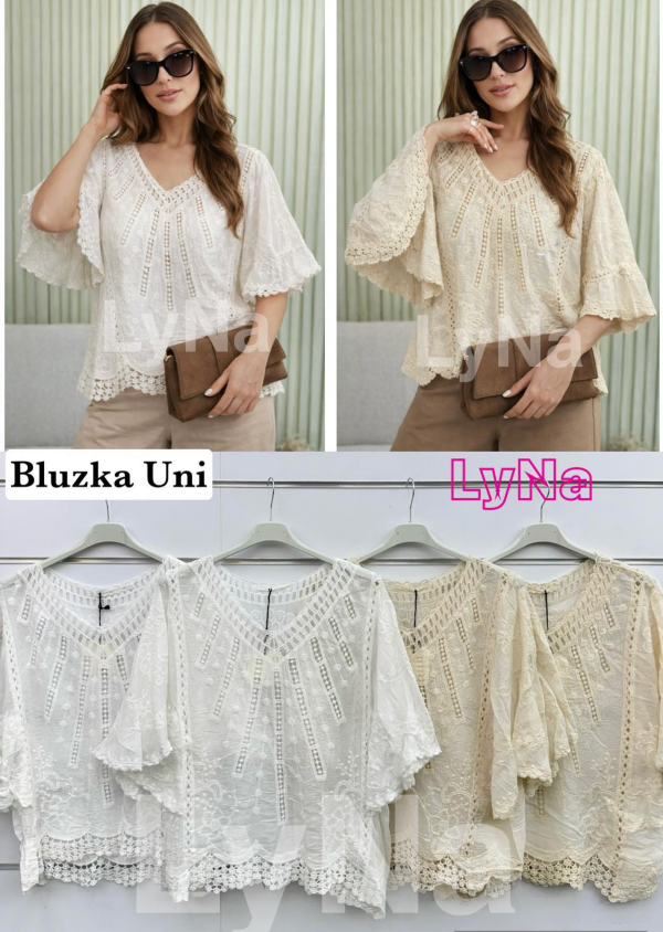 Bluzki damskie (Włoskie produkt) Roz Standard, Mix Kolor Paczka 5 szt