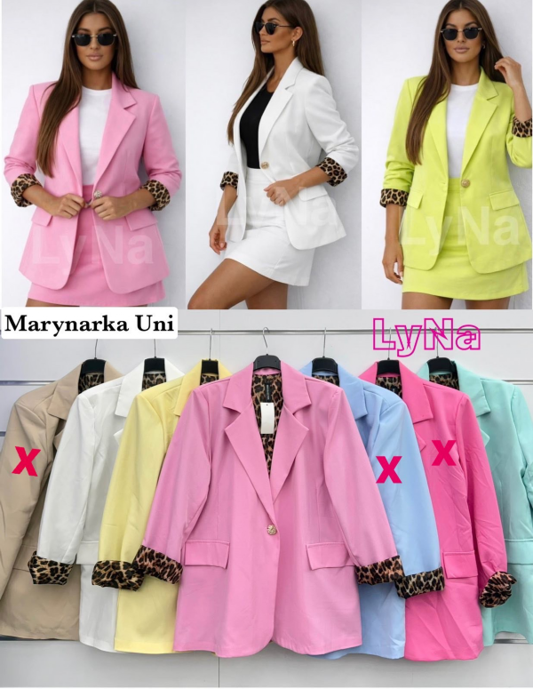 Żakiety damskie (Włoskie produkt) Roz Standard, Mix Kolor Paczka 5 szt