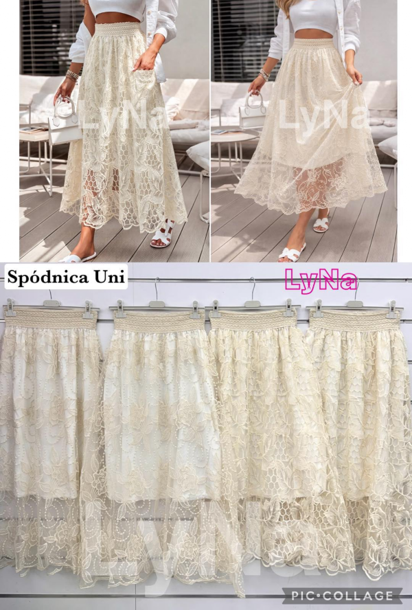 Spódnice damskie (Włoskie produkt) Roz Standard, Mix Kolor Paczka 5 szt