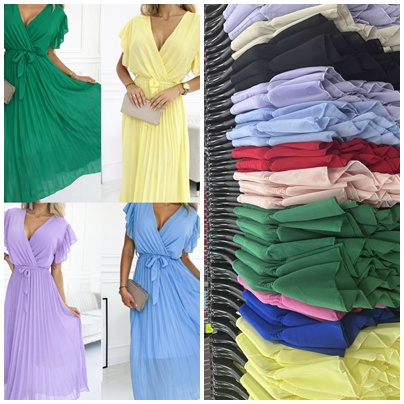 Sukienki damskie (Włoskie produkt) Roz Standard, Mix Kolor Paczka 5 szt