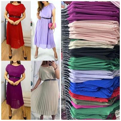 Sukienki damskie (Włoskie produkt) Roz Standard, Mix Kolor Paczka 5 szt