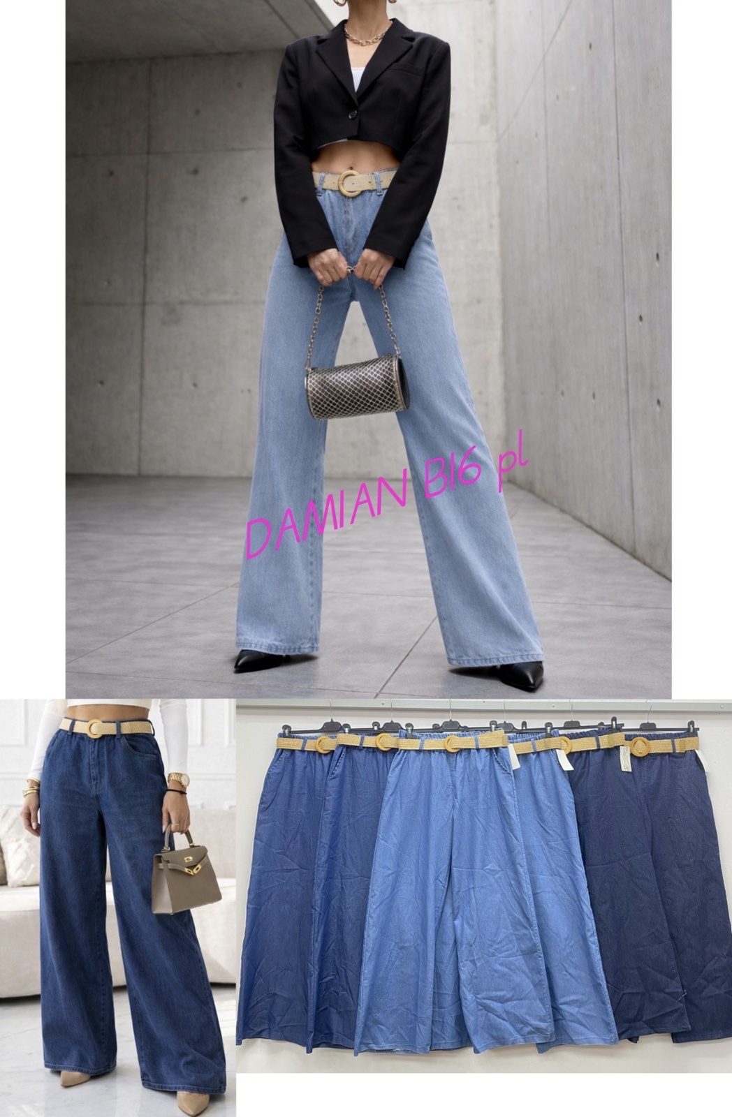 Spodnie damskie (Włoskie produkt) Roz Standard, Mix Kolor Paczka 5 szt