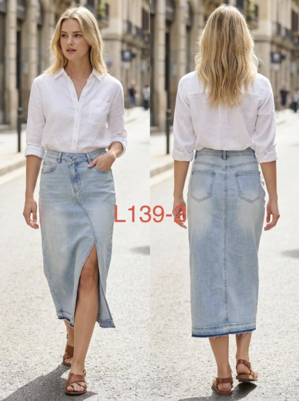  Spódnice damskie jeansy Roz XS-XL, 1 Kolor Paczka 10 szt 1