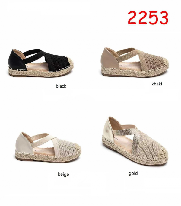 Sandały płaskie damskie Roz 36-41 / 12 par