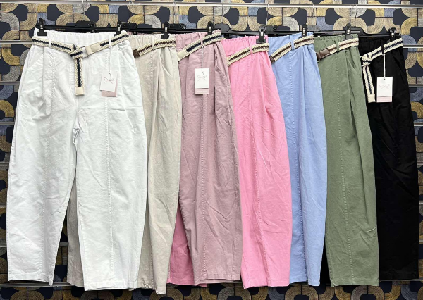  Spodnie damskie (Włoskie produkt) Roz Standard, Mix Kolor Paczka 5 szt