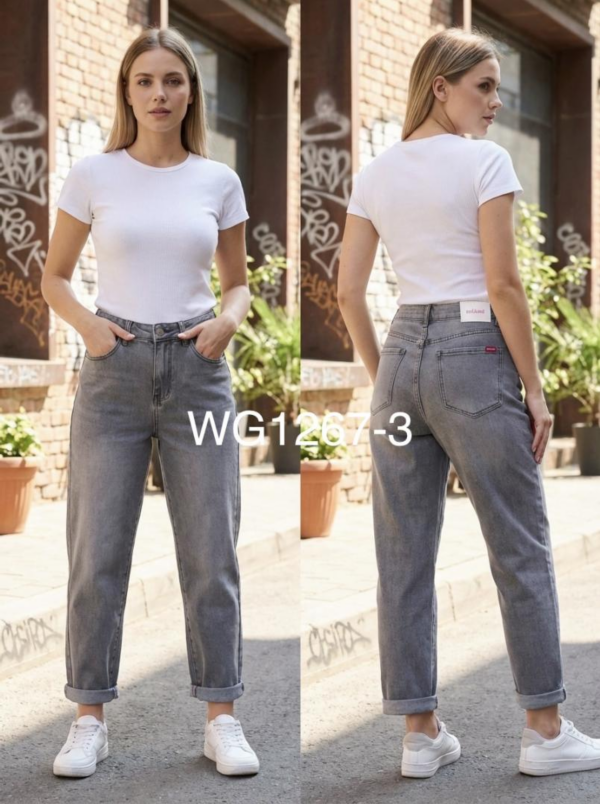 Spodnie damskie jeansy Roz XS-XL, 1 Kolor Paczka 10 szt