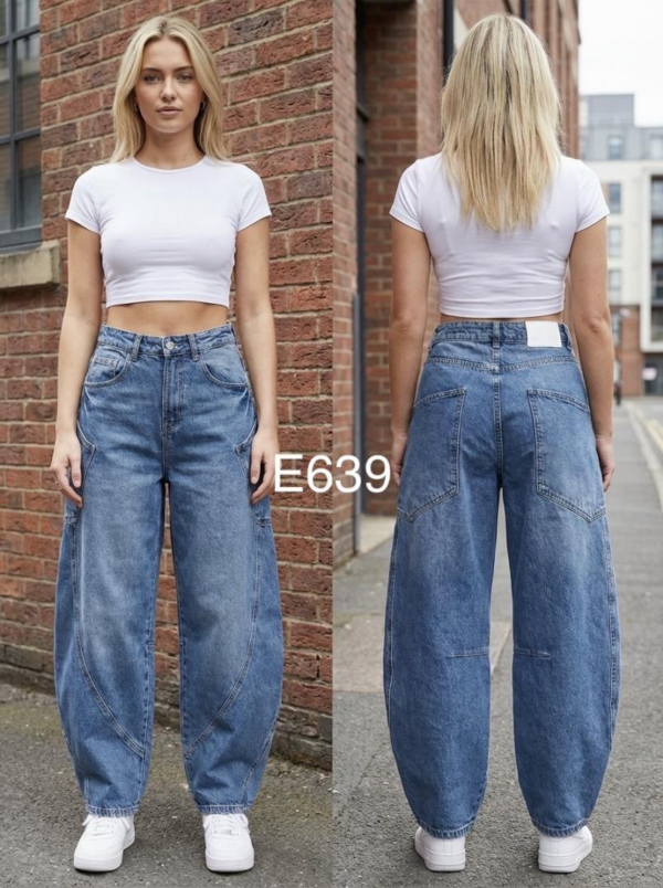 Spodnie damskie jeansy Roz XS-XL, 1 Kolor Paczka 10 szt