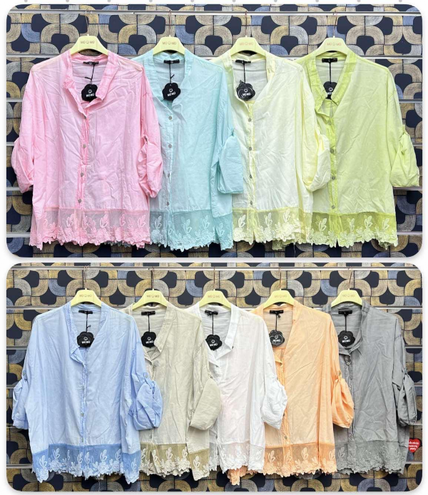 Koszule damskie (Włoskie produkt) Roz Standard, Mix Kolor Paczka 5 szt