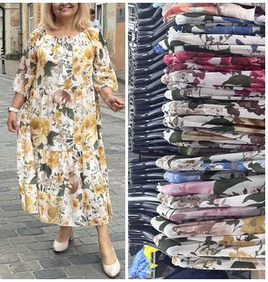 Sukienki damskie (Włoskie produkt) Roz Standard, Mix Kolor Paczka 5 szt