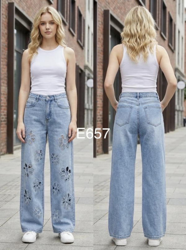 Spodnie damskie jeansy Roz XS-XL, 1 Kolor Paczka 10 szt