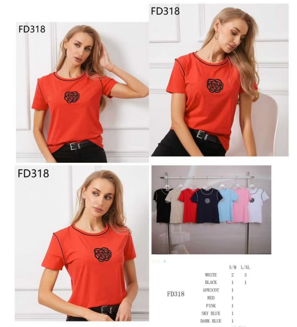 Bluzki damskie Roz S/M-L/XL, Mix Kolor Paczka 12 szt