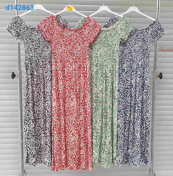 Sukienki damskie Roz M/L-XL/2XL , Mix Kolor Paczka 12 szt 1