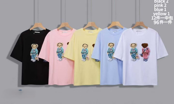 Bluzki damskie Roz Standard, Mix Kolor Paczka 10 szt