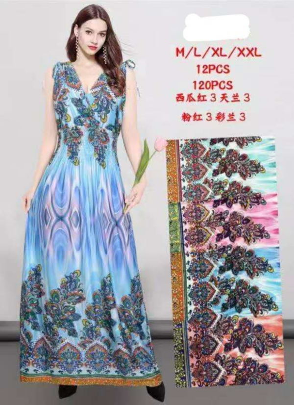 Sukienki damskie Roz M/L-XL/2XL , Mix Kolor Paczka 12 szt