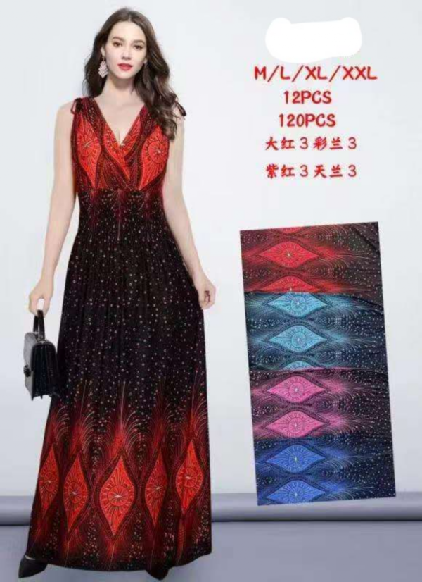 Sukienki damskie Roz M/L-XL/2XL , Mix Kolor Paczka 12 szt