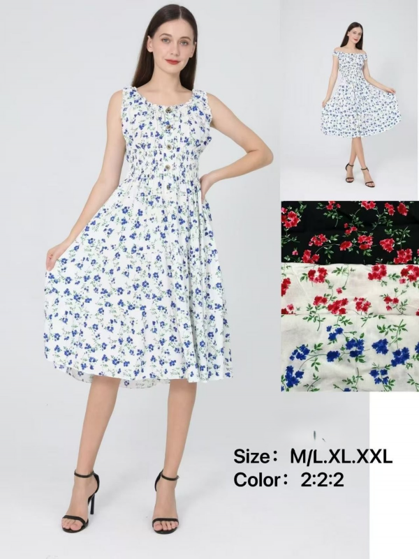 Sukienki damskie Roz M/L-XL/2XL , Mix Kolor Paczka 12 szt