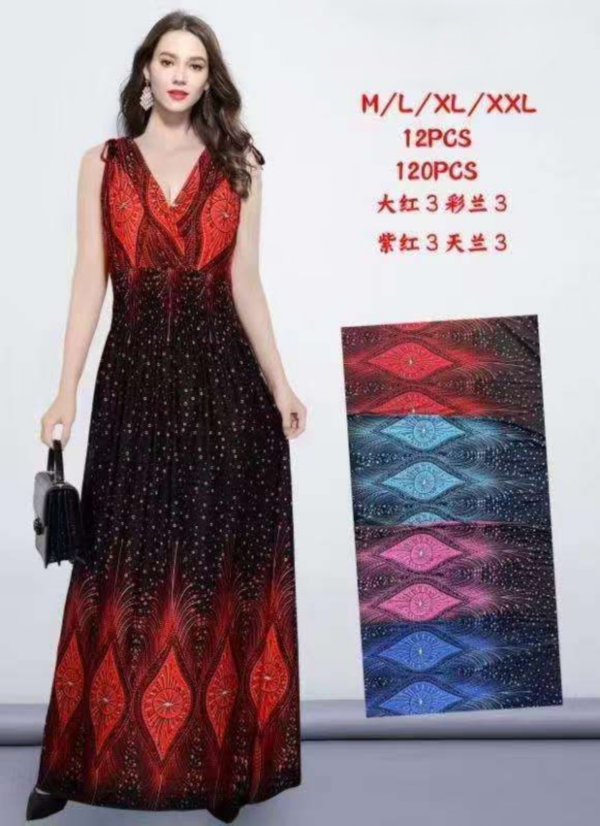 Sukienki damskie Roz M/L-XL/2XL , Mix Kolor Paczka 12 szt