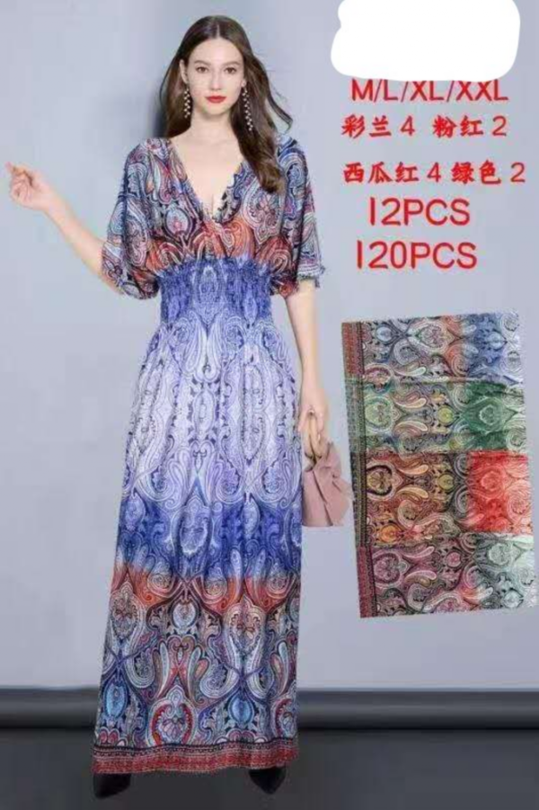 Sukienki damskie Roz M/L-XL/2XL , Mix Kolor Paczka 12 szt 1