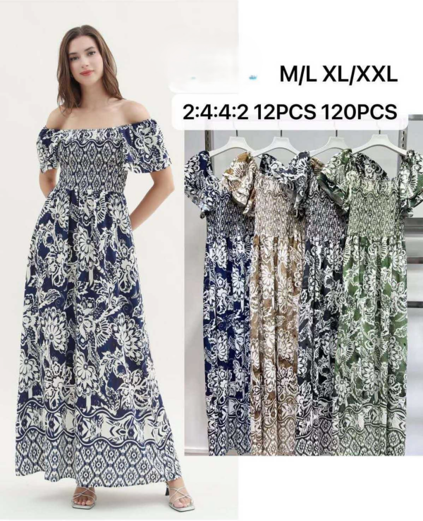 Sukienki damskie Roz M/L-XL/2XL , Mix Kolor Paczka 12 szt