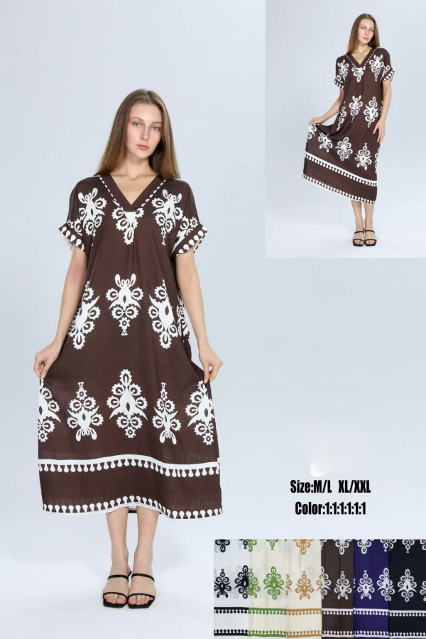 Sukienki damskie Roz M/L-XL/2XL , Mix Kolor Paczka 12 szt 1