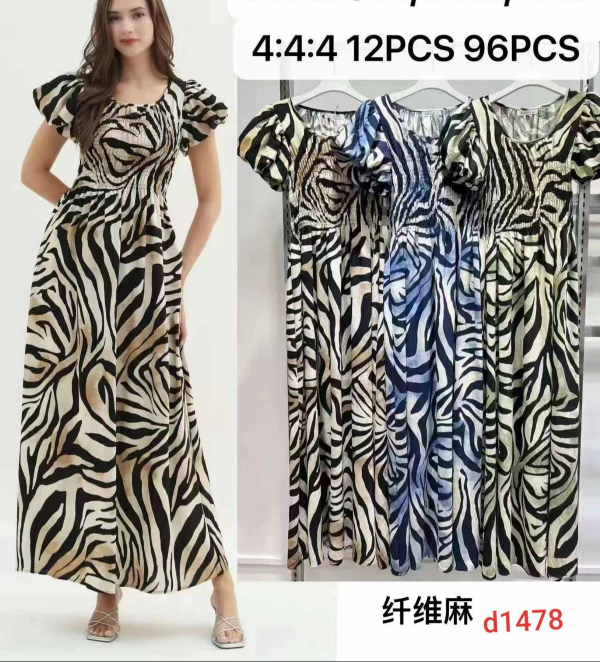 Sukienki damskie Roz M/L-XL/2XL , Mix Kolor Paczka 12 szt