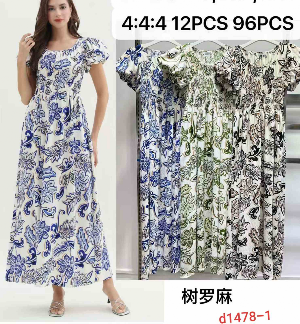 Sukienki damskie Roz M/L-XL/2XL , Mix Kolor Paczka 12 szt