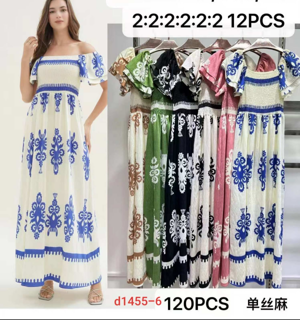 Sukienki damskie Roz M/L-XL/2XL , Mix Kolor Paczka 12 szt