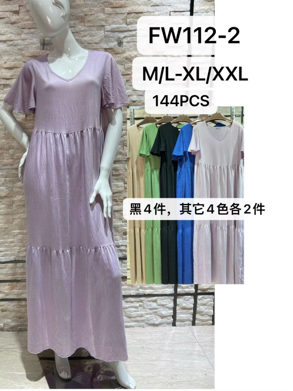 Sukienki damskie Roz M/L-XL/2XL , Mix Kolor Paczka 12 szt