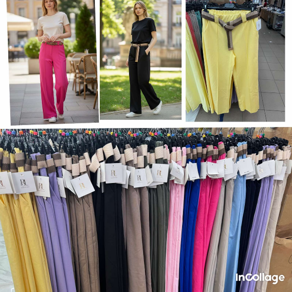 Spodnie damskie (Włoskie produkt) Roz S-2XL, Mix Kolor Paczka 5 szt