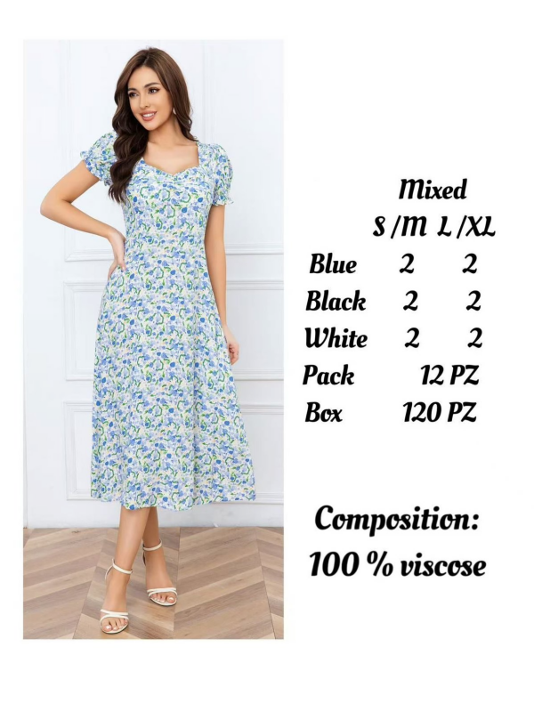 Sukienki damskie Roz S/M-L/XL  , Mix Kolor Paczka 12 szt