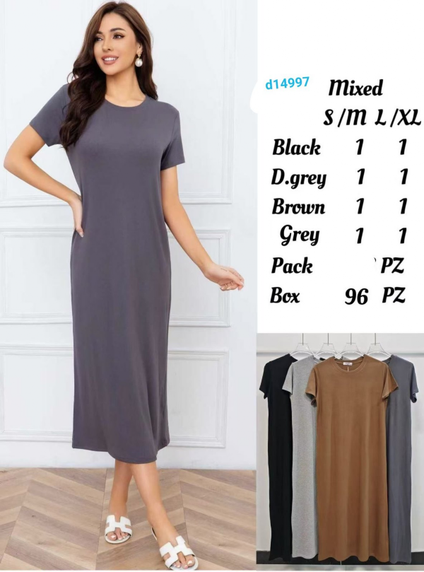 Sukienki damskie Roz S/M-L/XL  , Mix Kolor Paczka 12 szt