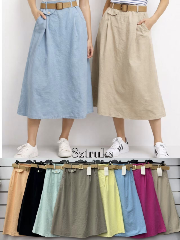 Spódnice damskie (Włoskie produkt) Roz Standard, Mix Kolor Paczka 5 szt 1