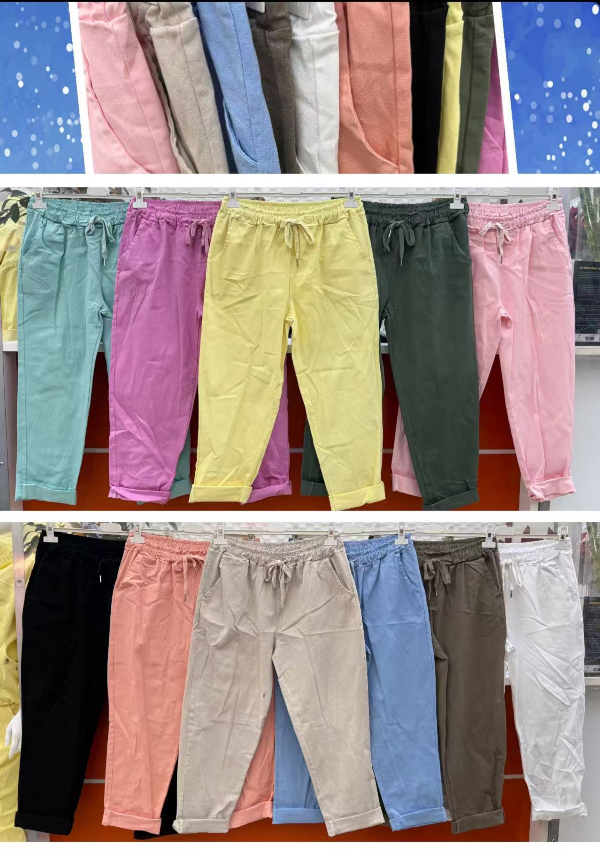 Spodnie damskie (Włoskie produkt) Roz Standard, Mix Kolor Paczka 5 szt