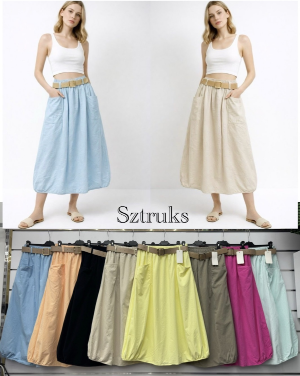 Spódnice damskie (Włoskie produkt) Roz Standard, Mix Kolor Paczka 5 szt